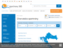 Tablet Screenshot of apartmany385.cz